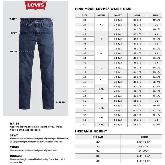 Levi's Men's 505 Regular Straight Leg Eclipse Garden Jeans 38X30 - Picture 5 of 5